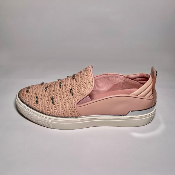 The WISHBONE Collection by Browns Shoes | Lia Pink Slip-On Loafers - Picture 2 of 9